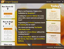 Tablet Screenshot of lasagnatiramisu.com